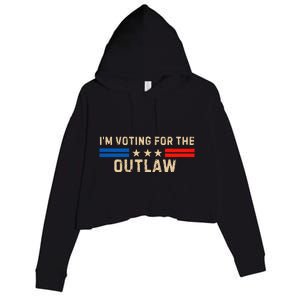 IM Voting For The Outlaw 2024 Cool Crop Fleece Hoodie