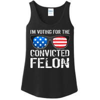 IM Voting For The Convicted Felon Pro Trump 2024 Ladies Essential Tank