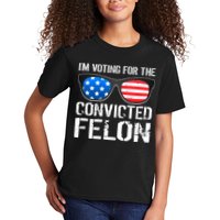 IM Voting For The Convicted Felon Pro Trump 2024 Kids T-Shirt