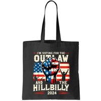 IM Voting For The Outlaw And The Hillbilly 2024 Us Flag Bag