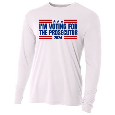 Im Voting For The Prosecutor 2024 Election Cooling Performance Long Sleeve Crew