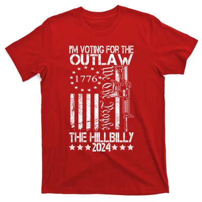 IM Voting For The Outlaw And The Hillbilly 2024 Pro 45 T-Shirt