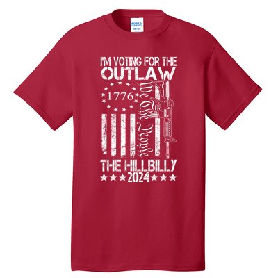 IM Voting For The Outlaw And The Hillbilly 2024 Pro 45 Tall T-Shirt