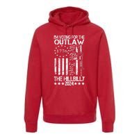 IM Voting For The Outlaw And The Hillbilly 2024 Pro 45 Premium Hoodie