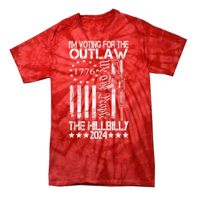 IM Voting For The Outlaw And The Hillbilly 2024 Pro 45 Tie-Dye T-Shirt