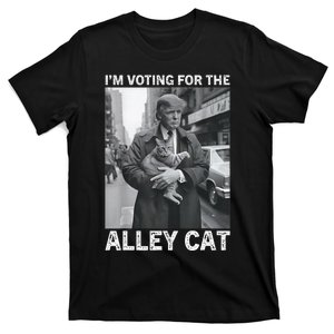 IM Voting For The Alley Cat Biden Trump Election T-Shirt