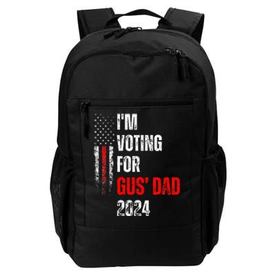 IM Voting For Gus Dad Vote Harris Walz 2024 Pres And Vice Daily Commute Backpack