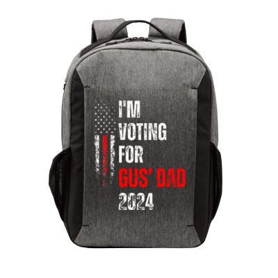 IM Voting For Gus Dad Vote Harris Walz 2024 Pres And Vice Vector Backpack