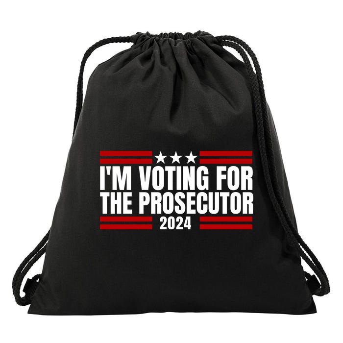 Im Voting For The Prosecutor 2024 Election Drawstring Bag