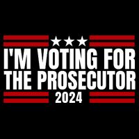 Im Voting For The Prosecutor 2024 Election Drawstring Bag
