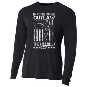 IM Voting For The Outlaw And The Hillbilly 2024 Pro 45 Cooling Performance Long Sleeve Crew