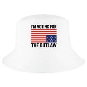 Im Voting For The Outlaw Funny Trump Maga 2024 Cool Comfort Performance Bucket Hat