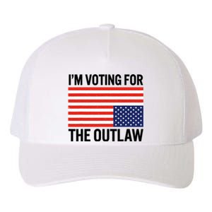 Im Voting For The Outlaw Funny Trump Maga 2024 Yupoong Adult 5-Panel Trucker Hat