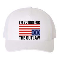 Im Voting For The Outlaw Funny Trump Maga 2024 Yupoong Adult 5-Panel Trucker Hat