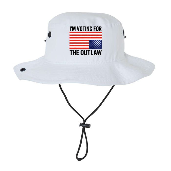 Im Voting For The Outlaw Funny Trump Maga 2024 Legacy Cool Fit Booney Bucket Hat