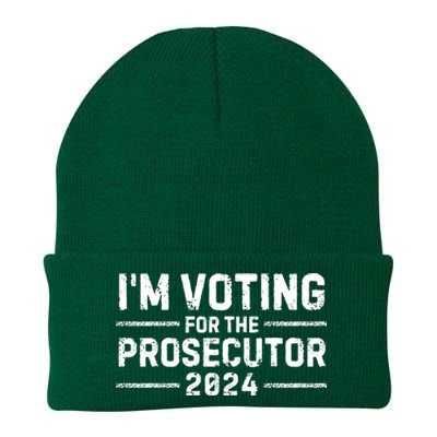 Im Voting For The Prosecutor 2024 Election Knit Cap Winter Beanie