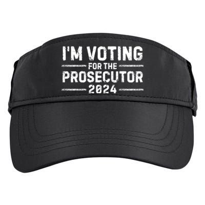 Im Voting For The Prosecutor 2024 Election Adult Drive Performance Visor