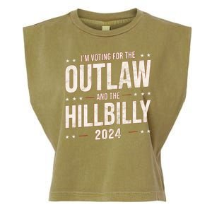 Im Voting For The Outlaw And The Hillbilly 2024 Garment-Dyed Women's Muscle Tee