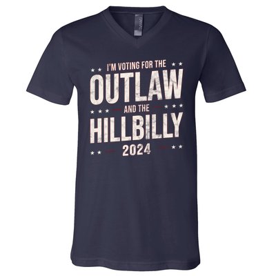 Im Voting For The Outlaw And The Hillbilly 2024 V-Neck T-Shirt