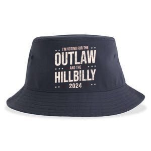 Im Voting For The Outlaw And The Hillbilly 2024 Sustainable Bucket Hat