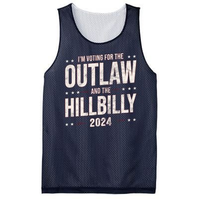 Im Voting For The Outlaw And The Hillbilly 2024 Mesh Reversible Basketball Jersey Tank