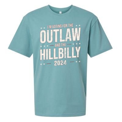 Im Voting For The Outlaw And The Hillbilly 2024 Sueded Cloud Jersey T-Shirt