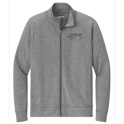 IM Vote For Convicted Felon Trump 2024 Stretch Full-Zip Cadet Jacket