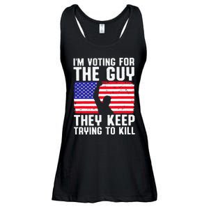 IM Voting For The Guy They Keep Trying To Kill Ladies Essential Flowy Tank