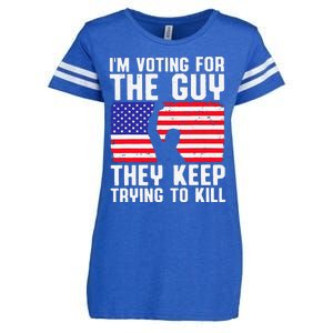 IM Voting For The Guy They Keep Trying To Kill Enza Ladies Jersey Football T-Shirt