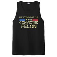 IM Voting For The Convicted Fellon 2024 Us Flag PosiCharge Competitor Tank