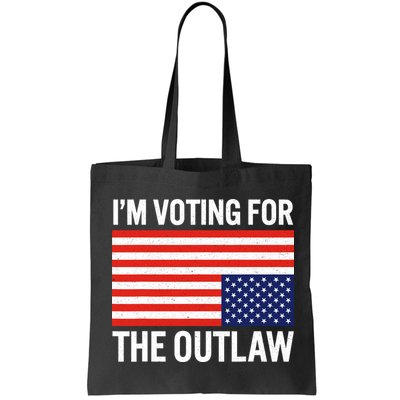 Im Voting For The Outlaw Funny Trump Maga 2024 Bag