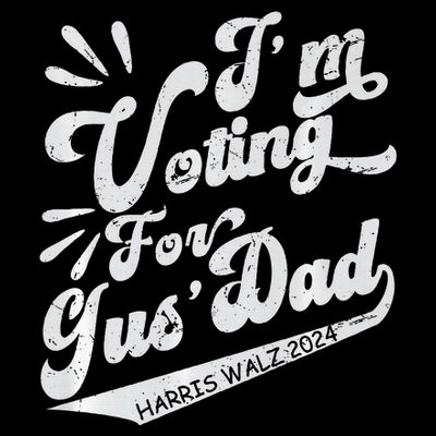 IM Voting For Gus Dad Vote Kamala Harris Walz Waltz 2024 Premium T-Shirt