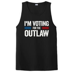 Im Voting For The Outlaw Funny Trump Maga 2024 PosiCharge Competitor Tank