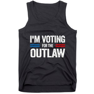 Im Voting For The Outlaw Funny Trump Maga 2024 Tank Top