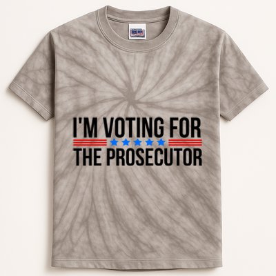 Im Voting For The Prosecutor 2024 Election Kids Tie-Dye T-Shirt