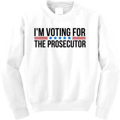 Im Voting For The Prosecutor 2024 Election Kids Sweatshirt