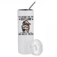 IM Voting For The Outlaw And The Hillbilly 2024 Stainless Steel Tumbler