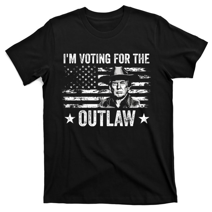 Im Voting For The Outlaw Funny Trump Maga 2024 T-Shirt