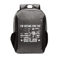 Im Voting For The Outlaw Funny Trump Maga 2024 Vector Backpack
