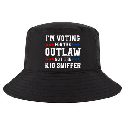 Im Voting For The Outlaw Not The Kiid Sniffer Trump 2024 Cool Comfort Performance Bucket Hat