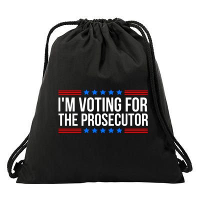 Im Voting For The Prosecutor 2024 Election Drawstring Bag