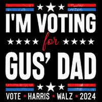 IM Voting For Gus Dad Full-Length Apron With Pockets