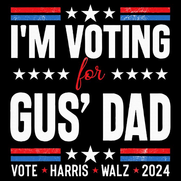 IM Voting For Gus Dad Full-Length Apron With Pockets