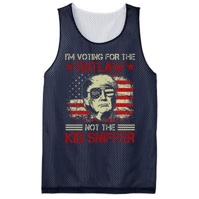 IM Voting For The Outlaw Not The Sniffer Trump 2024 Mesh Reversible Basketball Jersey Tank