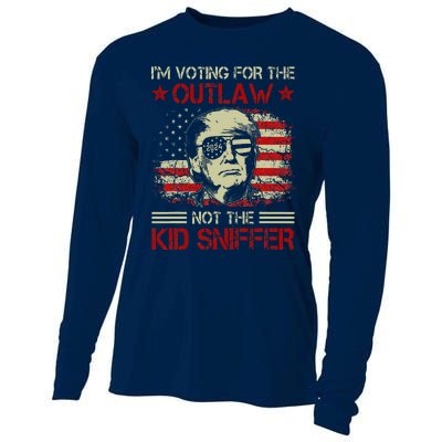 IM Voting For The Outlaw Not The Sniffer Trump 2024 Cooling Performance Long Sleeve Crew