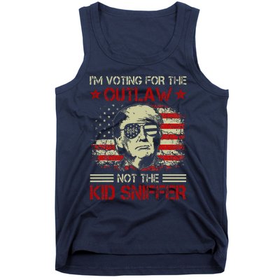 IM Voting For The Outlaw Not The Sniffer Trump 2024 Tank Top