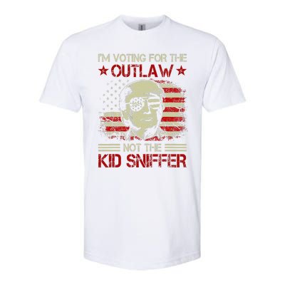 IM Voting For The Outlaw Not The Sniffer Trump 2024 Softstyle® CVC T-Shirt