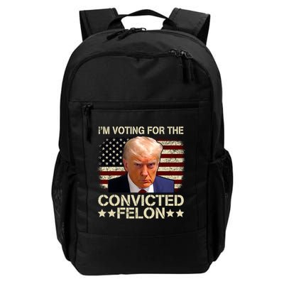 IM Voting For The Convicted Felon 2024 Funny Trump Daily Commute Backpack