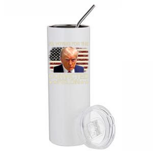 IM Voting For The Convicted Felon 2024 Funny Trump Stainless Steel Tumbler