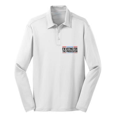 Im Voting For The Prosecutor 2024 Election Silk Touch Performance Long Sleeve Polo